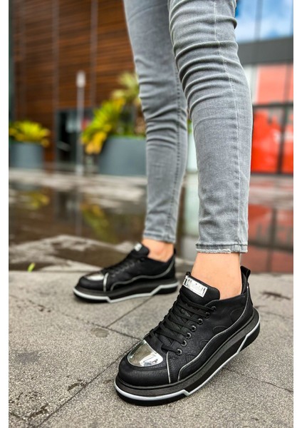 CH183 - Cst Jet Setter Mirror Erkek Ayakkabı Sıyah/gumus fiyatları