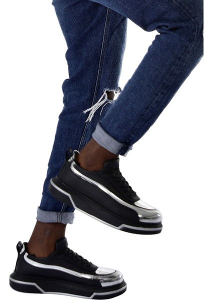 CH241 - Cst Signature Line Up Erkek Ayakkabı Sıyah/gumus indirimleri