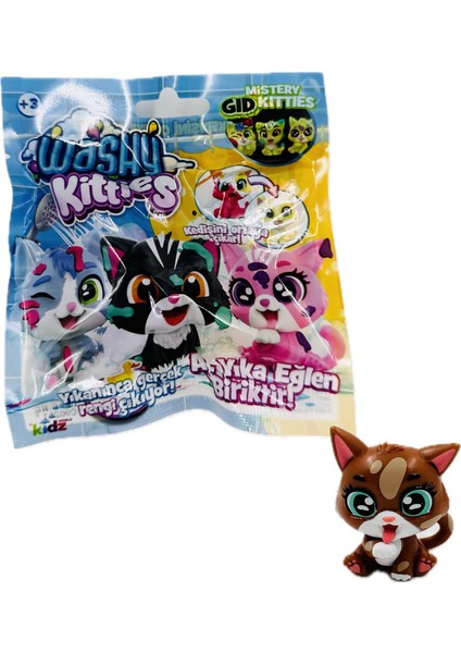 Washy Kitties Renk Değiştiren Kedi Oyuncaklı Ithal Lisanslı Paket