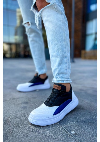 CH115 - Cbt Literide Erkek Ayakkabı Beyaz/sax Mavı/sıyah modelleri