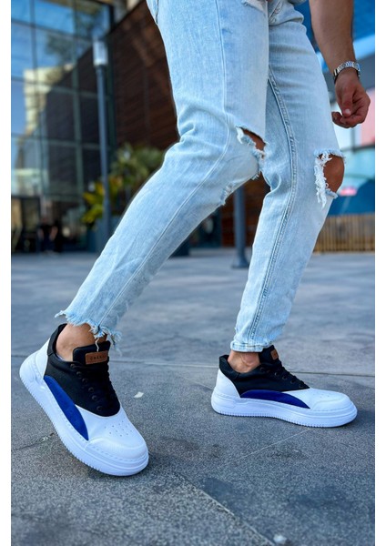 CH115 - Cbt Literide Erkek Ayakkabı Beyaz/sax Mavı/sıyah fırsatları