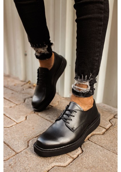CH001 - Fst Classic Lace Erkek Ayakkabı Sıyah