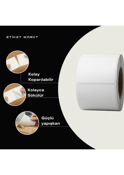 25X40 mm Termal Barkod Etiketi – 1 Rulo – (1000 Adet / Eco Termal / Yapışkanlı) modelleri