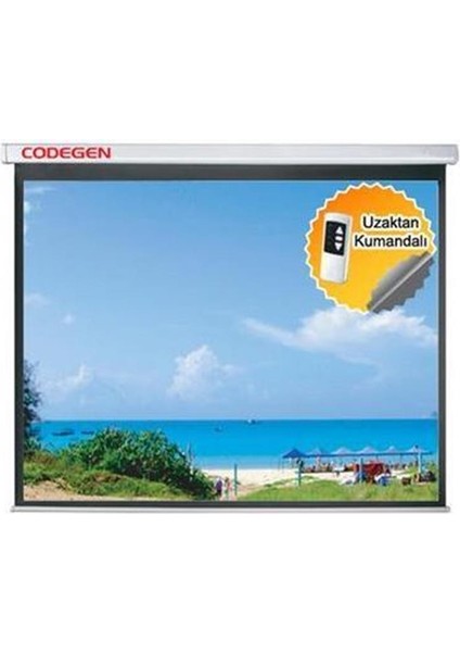 Codegen Ex-20 200X200 Motorlu Uzaktan Kumandalı Perde