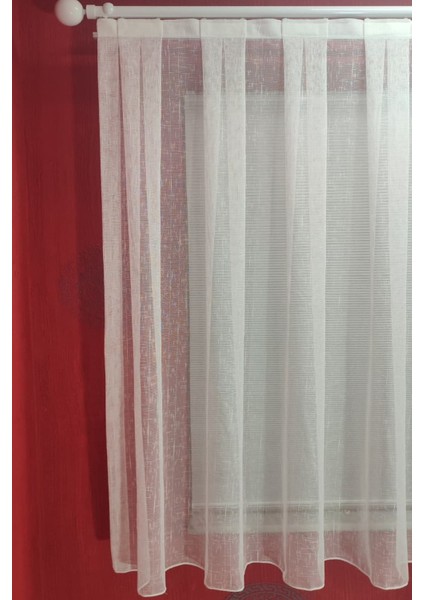 Peteküstü Naturel Keten 1/2 Seyrek Pileli Tül Perde Kırışmaz Modern Dokulu Hafif Tül Özel Ölçü indirimleri