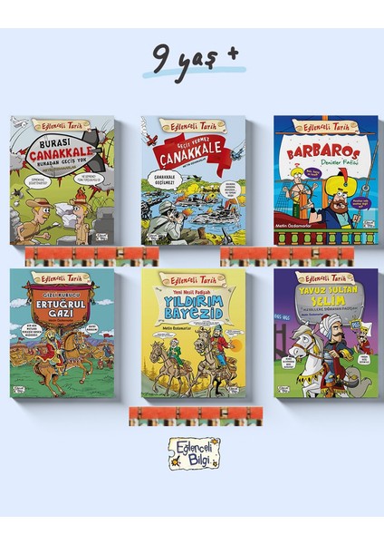 Gizli Kurucu Ertuğrul Gazi, Yıldırım Bayezid, Yavuz Sultan Selim, Geçit Vermez Çanakkale(6kitap)