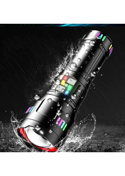 Pro F-3002 Alüminyum Tg LED Gece Şeritli Type-C Şarjlı El Feneri fiyatları