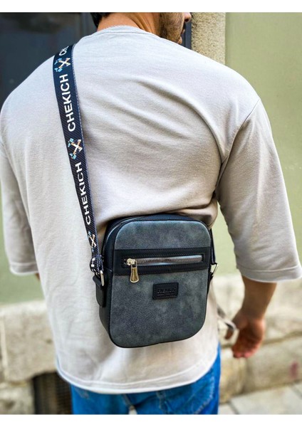 CH102 - Stealht Kare Erkek Çanta Sıyah/antrasıt modelleri