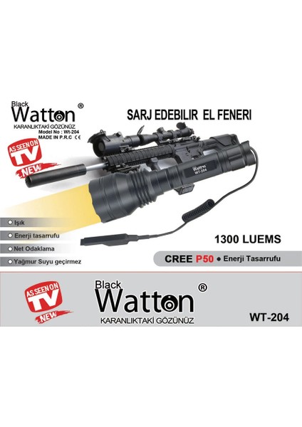 Özel Sarı Renk Feneri WT-204 fırsatları