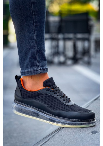 CH181 - Rrt Ipekyol Erkek Ayakkabı Sıyah - Turuncu modelleri