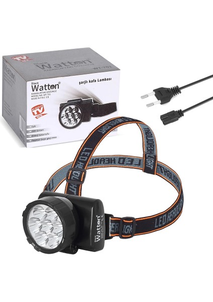 7 Ledli Şarjlı Baret Kafa Lambası WT-701 indirimleri