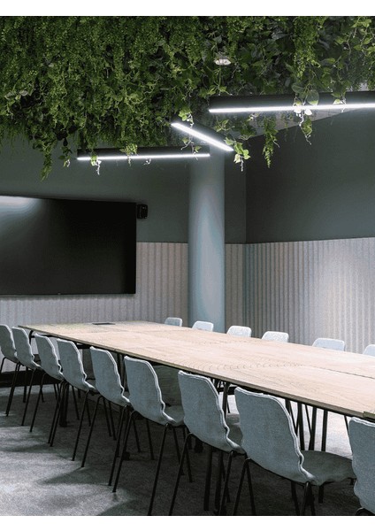 Ledenerji Siyah Kasa LED Lineer Aydınlatma 100 cm 4000K- Günışığı Işık Rengi Sarkıt Aviz Armatür modelleri