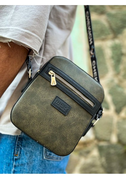 CH102 - Stealht Kare Erkek Çanta Sıyah / Hakı fırsatları