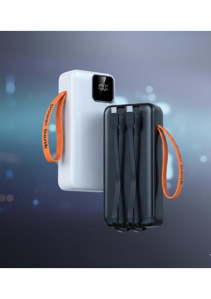 Kendinden Kablolu 30.000 Mah Powerbank