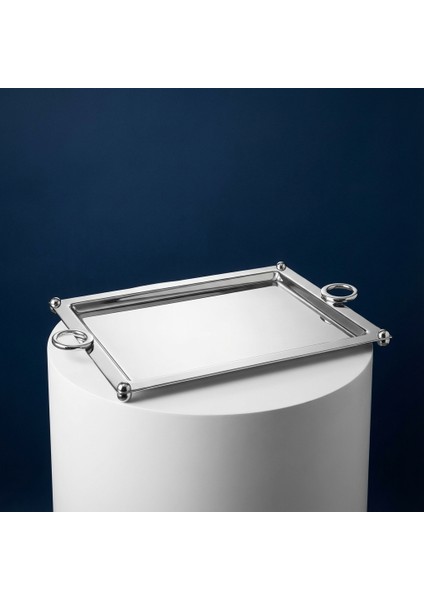 18/10 Paslanmaz Çelik Lüks Dikdörtgen Servis Tepsisi 35X55 cm Büyük Boy fiyatları