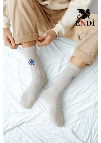 Pamuk Erkek Mevsimlik Ekonomik Çorap Seti 4 Çift Uzun Konforlu Dayanıklı Günlük