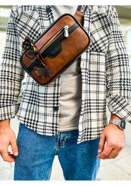 CH101 - Poani Tablet Erkek Çanta Sıyah/taba