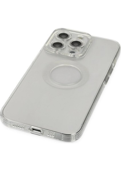 MYT09 iPhone 14 Pro Kılıf Santa Lens Silikon - Şeffaf indirimleri