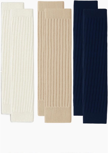 3 Çift Basic Kalın Pamuk Karışımlı Tozluk