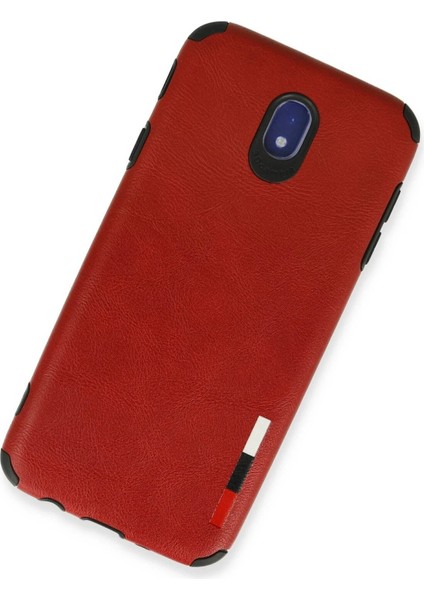 MYT09 Samsung Galaxy J7 Pro / J730 Kılıf Loop Deri Silikon - Kırmızı fiyatları