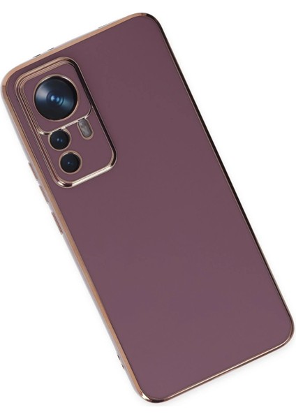 MYT09 Xiaomi Mi 12T Pro Kılıf Volet Silikon - Mor modelleri