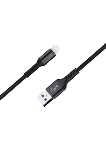Premium Naylon Lightning Kablo 1m - Siyah fiyatları