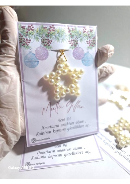 Yılbaşı Hediyesi Tebrik Kartı ve Anahtarlık