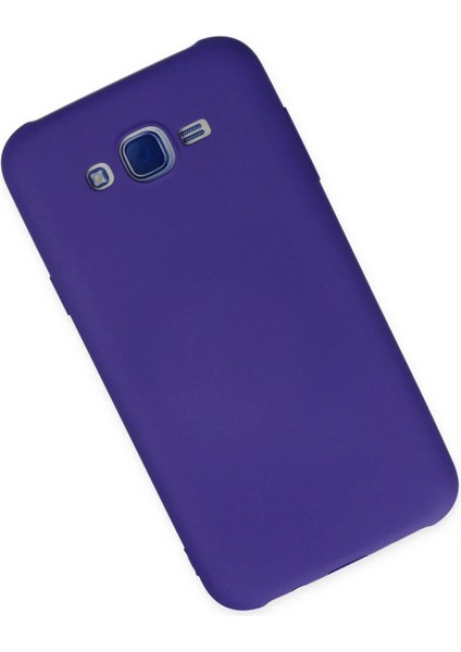 MYT09 Samsung Galaxy J7 Kılıf Nano Içi Kadife Silikon - Mor fiyatları
