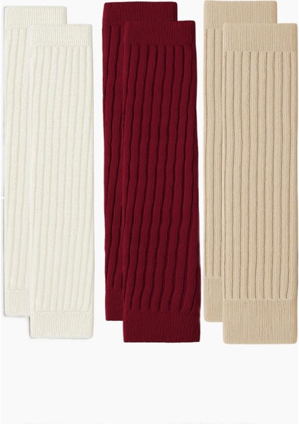 3 Çift Basic Kalın Pamuk Karışımlı Tozluk