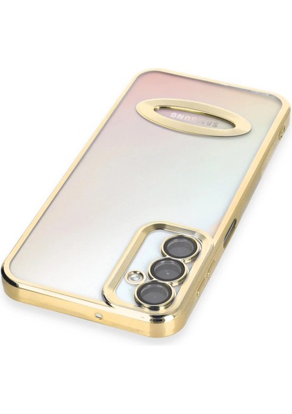 MYT09 Samsung Galaxy A14 4g Kılıf Slot Silikon - Gold modelleri