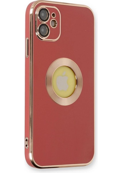 MYT09 iPhone 12 Kılıf Store Silikon - Kırmızı