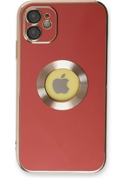 MYT09 iPhone 12 Kılıf Store Silikon - Kırmızı fırsatları