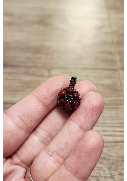 Boncuk İşlemesi Cevşen Kolye / Nazarlık / Yaka İğnesi -Maşallah