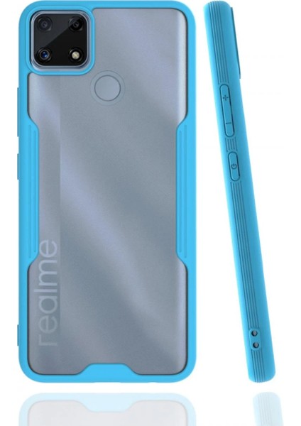 MYT09 Realme C25 Kılıf Platin Silikon - Mavi