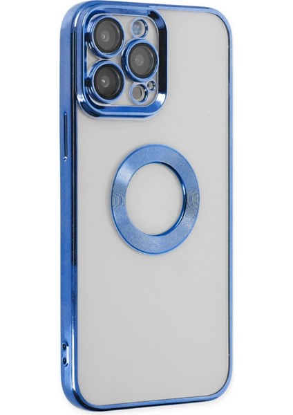 MYT09 iPhone 14 Pro Max Kılıf Slot Silikon - Mavi fiyatları