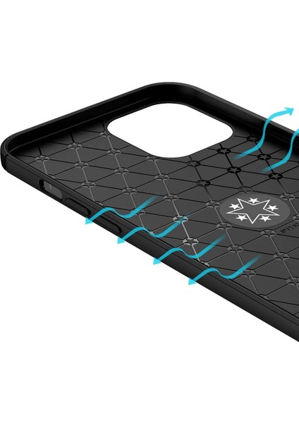 MYT09 iPhone 12 Pro Max Kılıf Range Yüzüklü Silikon - Kırmızı