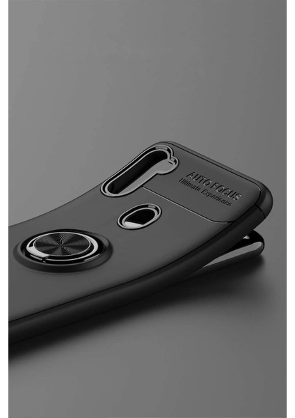 MYT09 Samsung Galaxy A11 Kılıf Range Yüzüklü Silikon - Kırmızı