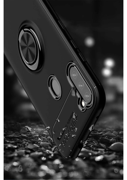 MYT09 Samsung Galaxy A11 Kılıf Range Yüzüklü Silikon - Kırmızı