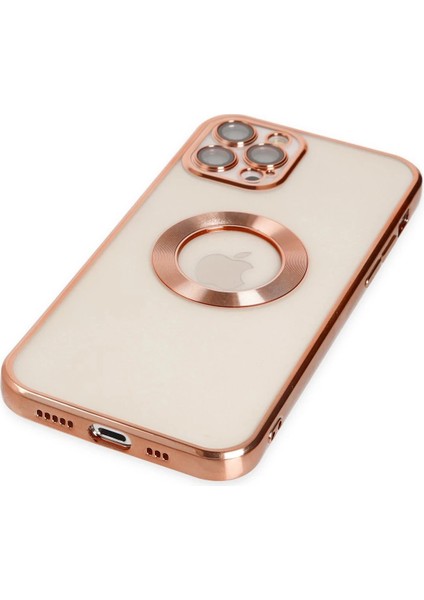 MYT09 iPhone 12 Pro Max Kılıf Slot Silikon - Rose Gold indirimleri