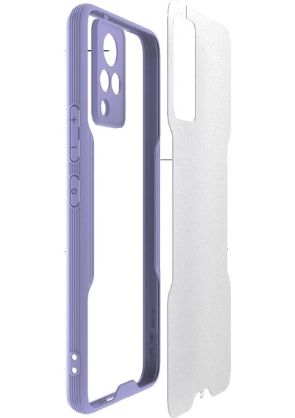 MYT09 Vivo V21 Kılıf Platin Silikon - Siyah fiyatları