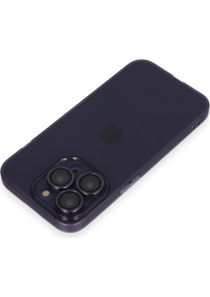 MYT09 iPhone 14 Pro Max Kılıf Luko Lens Silikon - Siyah indirimleri
