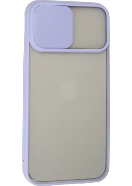 MYT09 iPhone 13 Pro Max Kılıf Palm Buzlu Kamera Sürgülü Silikon - Lila fiyatları