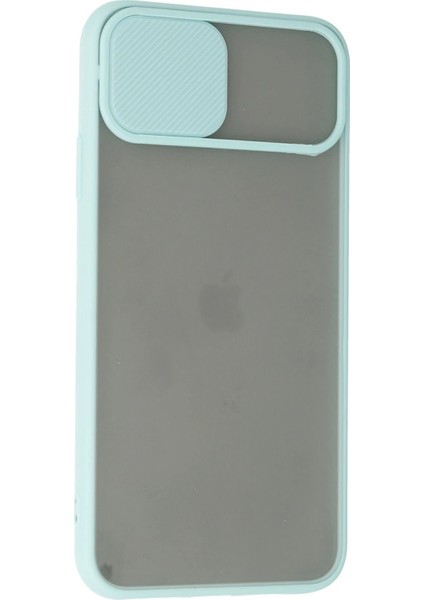 MYT09 iPhone 11 Pro Kılıf Palm Buzlu Kamera Sürgülü Silikon - Turkuaz modelleri