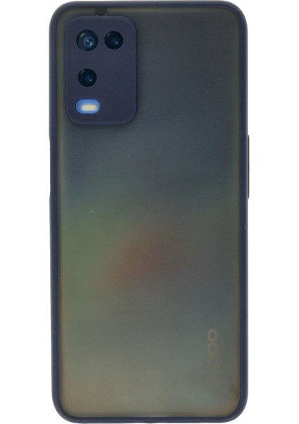 MYT09 Oppo A54 4g Kılıf Montreal Silikon Kapak - Lacivert