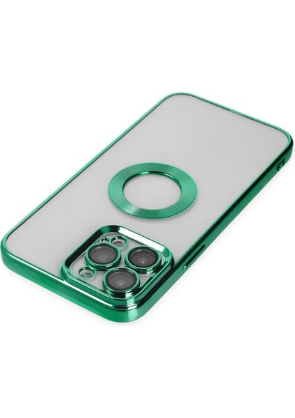 MYT09 iPhone 14 Pro Kılıf Slot Silikon - Köknar Yeşili indirimleri