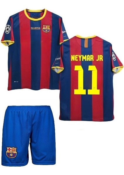 Barcelon'a Neymar Retro Futbol Çocuk Forması 2'li Set Forma+Short