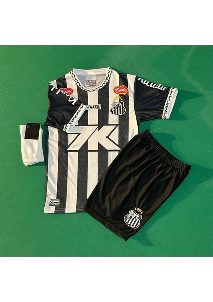 Neymar Jr. Santos 2025/2026 Yeni Sezon Çocuk Futbol Forması 3'lü Set