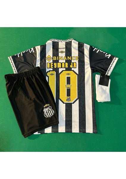 Neymar Jr. Santos 2025/2026 Yeni Sezon Çocuk Futbol Forması 3'lü Set fiyatları