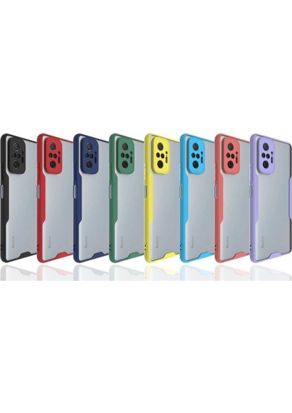 MYT09 Xiaomi Redmi Note 10 Pro Kılıf Platin Silikon - Lacivert modelleri