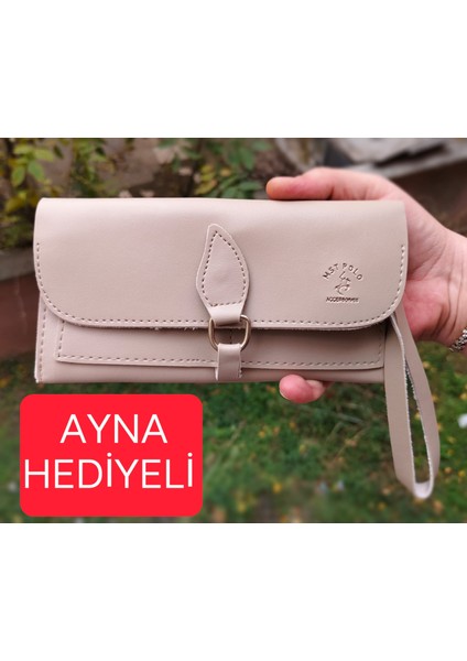 Zarif Şık Tasarımlı Askılı Kadın Cüzdan